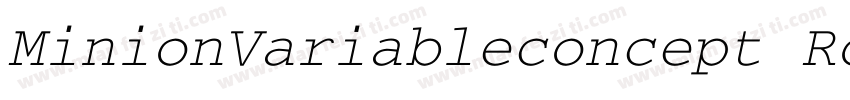 MinionVariableconcept Roman GBpc EU字体转换